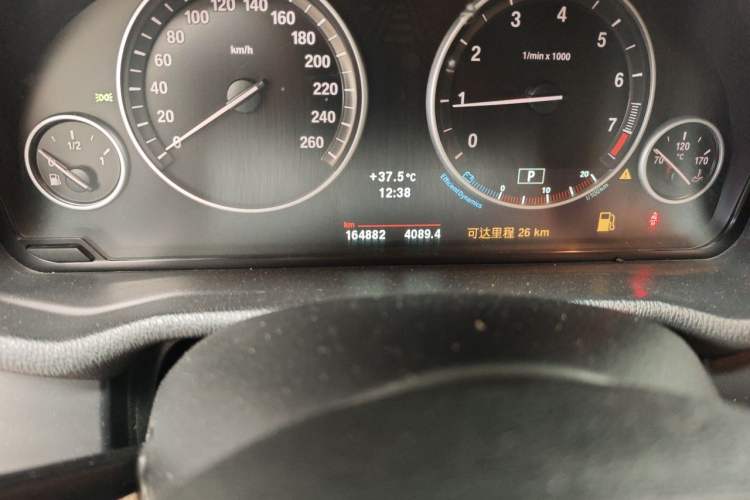 Used BMW X3 2013 xDrive28i Luxury Model Odometer Close Up