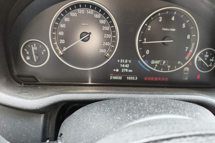 Used BMW X3 2013 Facelifted xDrive20i Luxury Edition Odometer Close Up