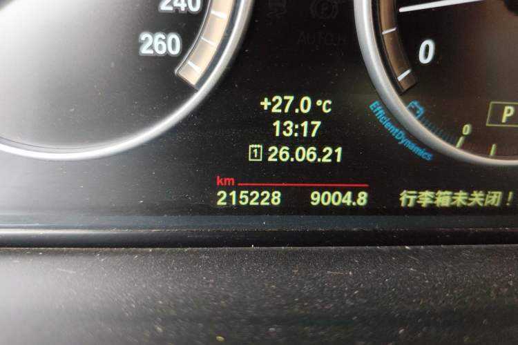 Used BMW X3 2013 Facelifted xDrive20i Luxury Edition Odometer Close Up