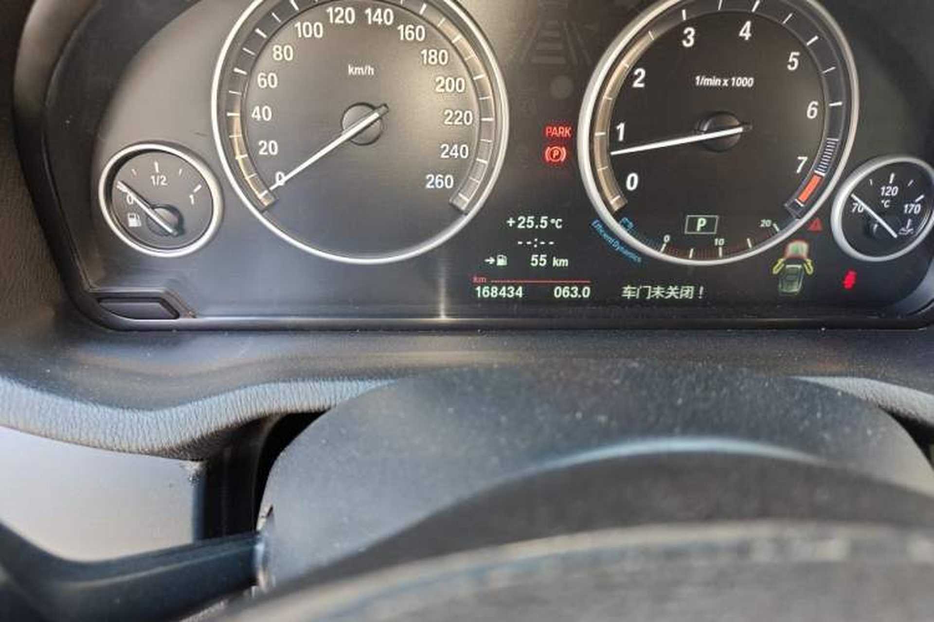 Used BMW X3 2013 xDrive20i Luxury Edition Odometer Close Up
