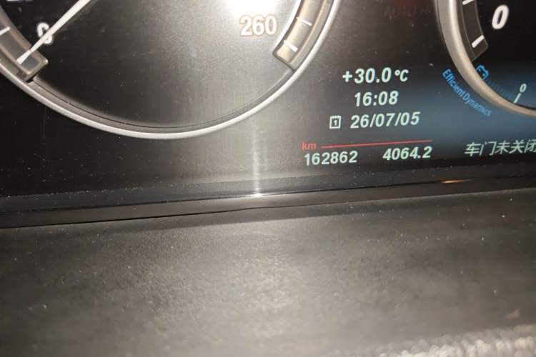 Used BMW X3  Odometer Close Up