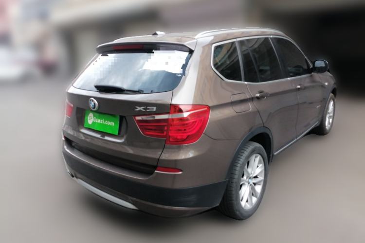 Used BMW X3 2013 Facelifted xDrive20i Luxury Edition Rear Right 45 Deg