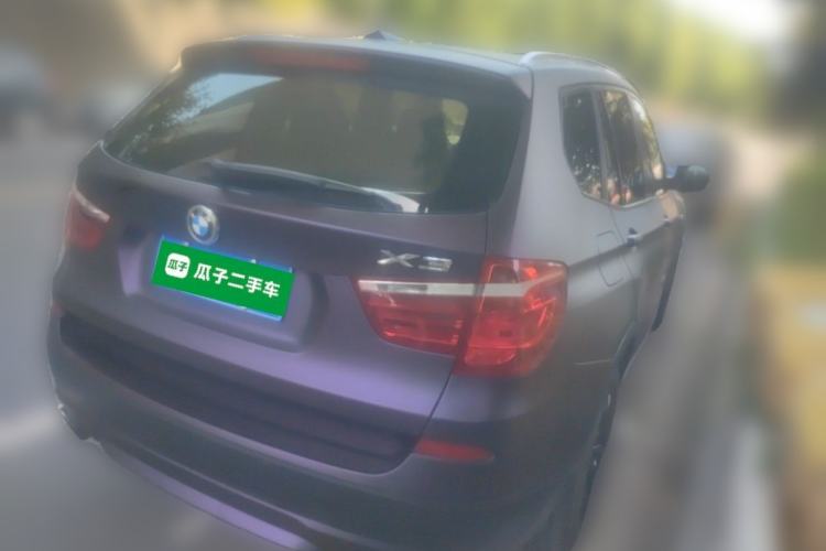 Used BMW X3 2013 Restyled xDrive28i Leading Edition Rear Right 45 Deg