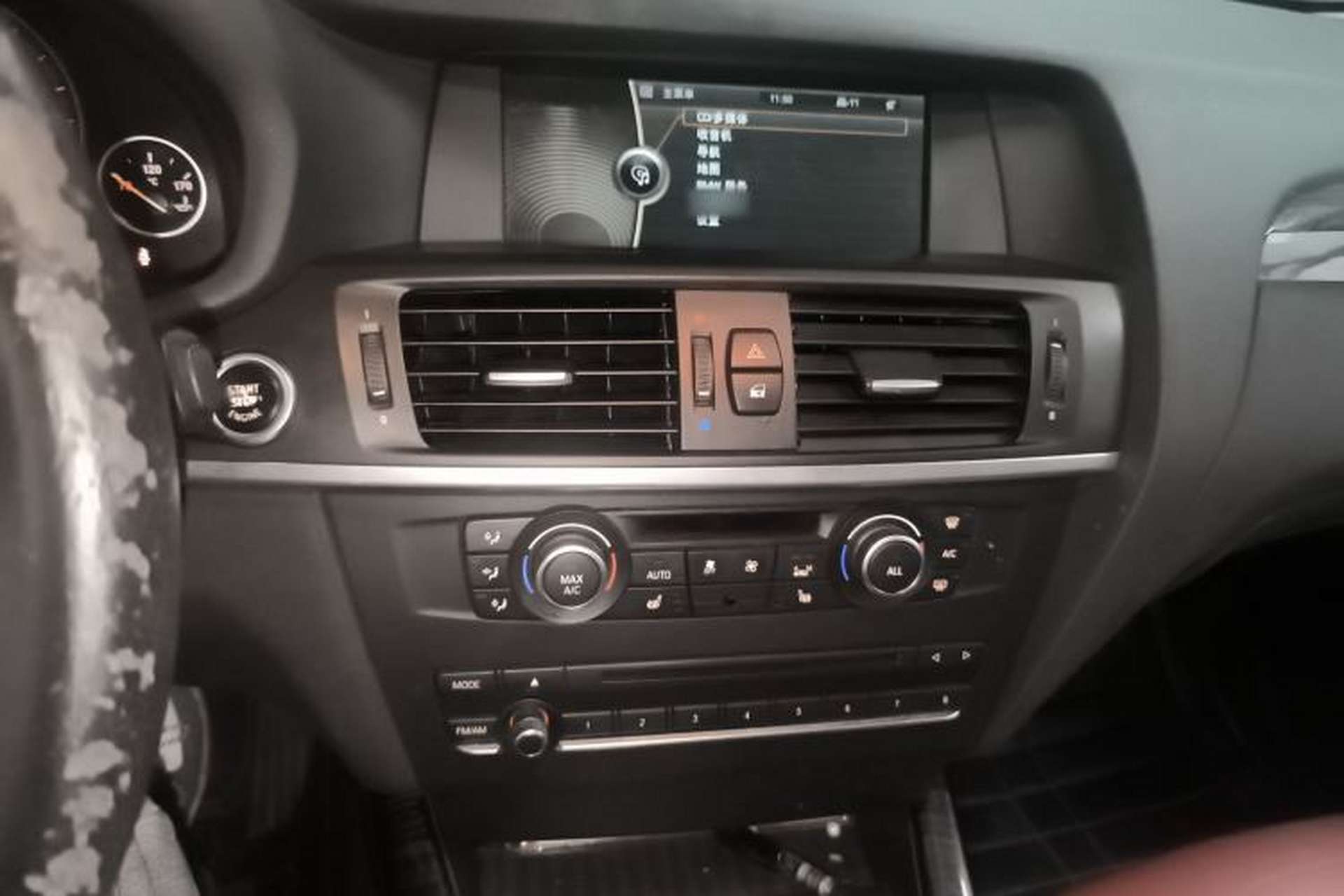 Used BMW X3 2013 xDrive20i Luxury Edition Audio And AC Panel