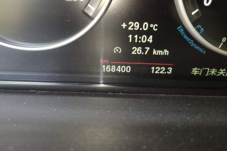 Used BMW X3 2013 xDrive20i Luxury Edition Odometer Close Up
