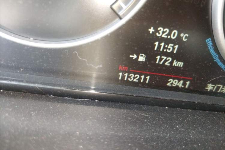 Used BMW X3 2013 Facelifted xDrive20i Luxury Edition Odometer Close Up