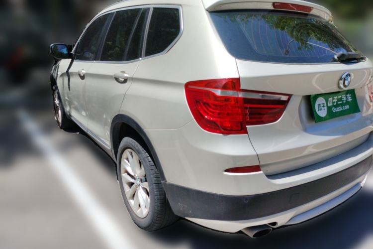 Used BMW X3 2013 Facelifted xDrive20i Luxury Edition Rear Left 45 Deg