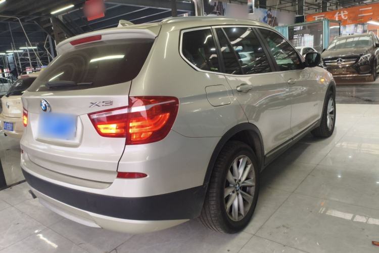 Used BMW X3 2013 Facelifted xDrive20i Luxury Edition Rear Right 45 Deg