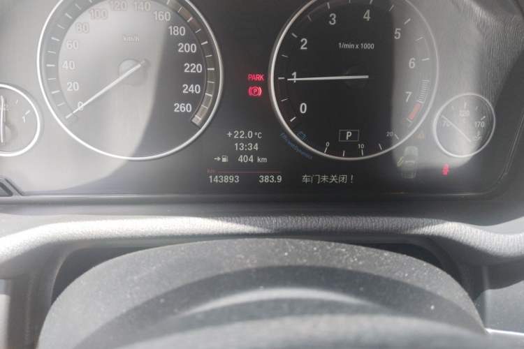 Used BMW X3 2013 Restyled xDrive28i Leading Edition Odometer Close Up
