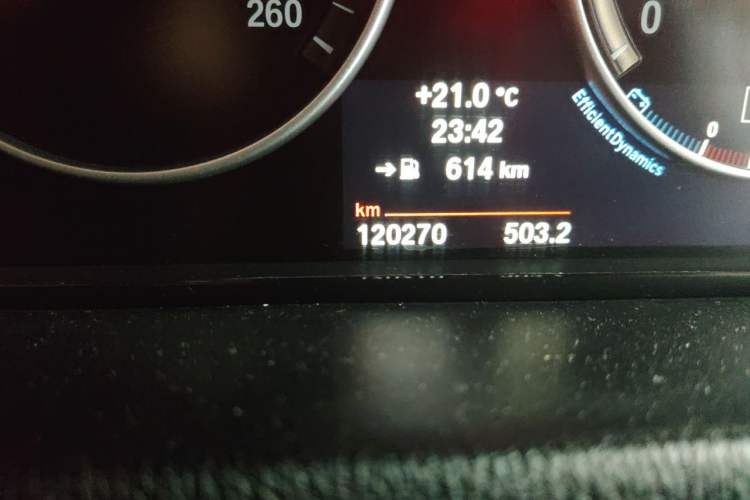Used BMW X3 2013 Facelifted xDrive20i Luxury Edition Odometer Close Up