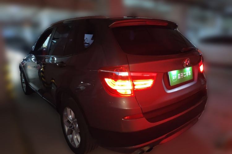 Used BMW X3 2013 xDrive28i Luxury Model Rear Left 45 Deg