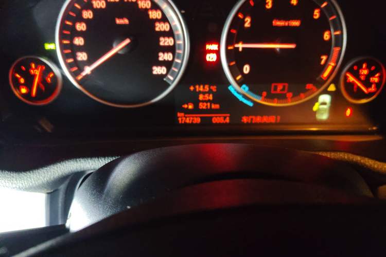 Used BMW X3 2013 Restyled xDrive28i Leading Edition Odometer Close Up