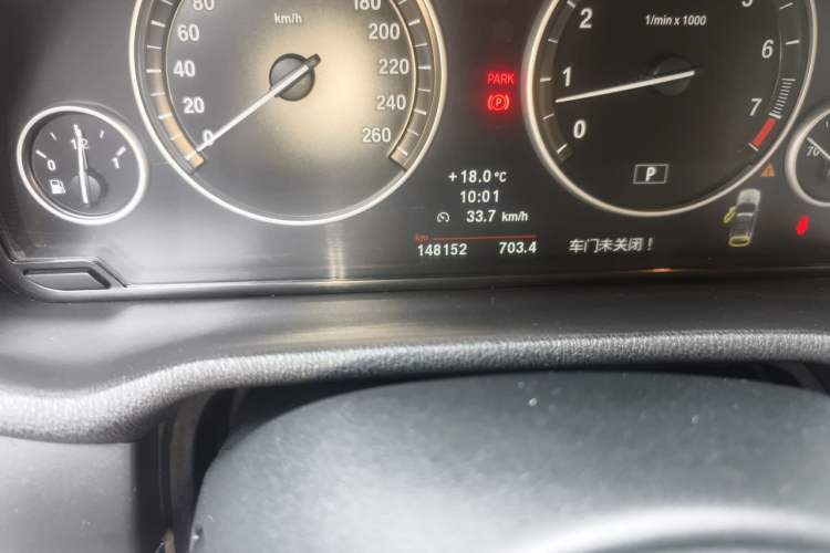 Used BMW X3 2013 xDrive20i Luxury Edition Odometer Close Up