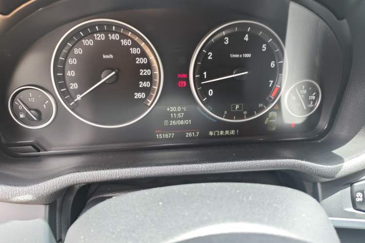 Used BMW X3 2013 Facelifted xDrive20i Luxury Edition Odometer Close Up