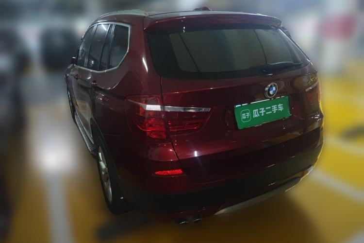 Used BMW X3 2013 xDrive28i Luxury Model Rear Left 45 Deg