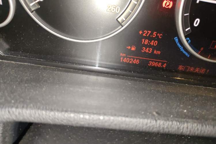 Used BMW X3 2013 Facelifted xDrive20i Luxury Edition Odometer Close Up