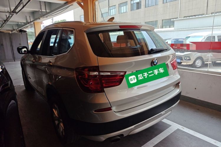 Used BMW X3 2013 Facelifted xDrive20i Luxury Edition Rear Left 45 Deg