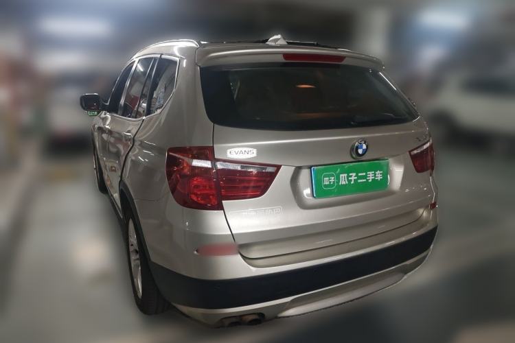 Used BMW X3 2013 xDrive28i Luxury Model Rear Left 45 Deg