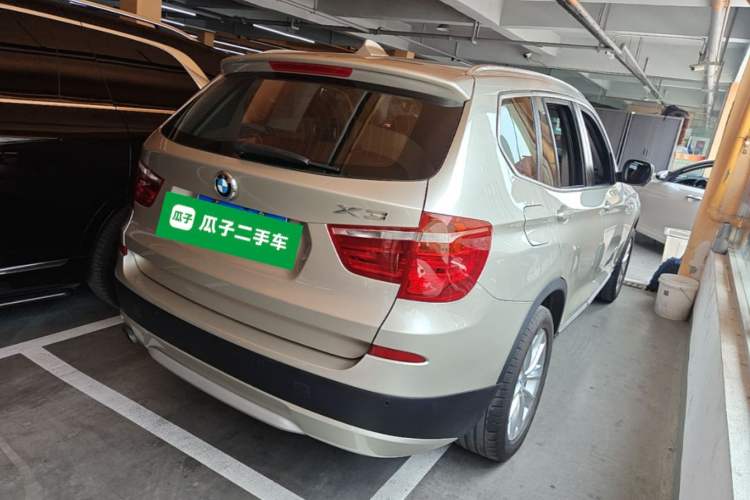 Used BMW X3 2013 Facelifted xDrive20i Luxury Edition Rear Right 45 Deg