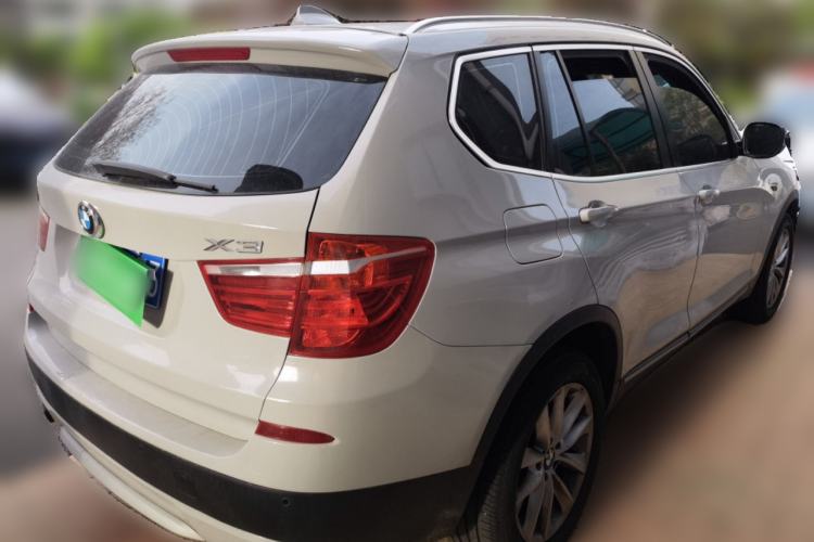 Used BMW X3 2013 Facelifted xDrive20i Luxury Edition Rear Right 45 Deg