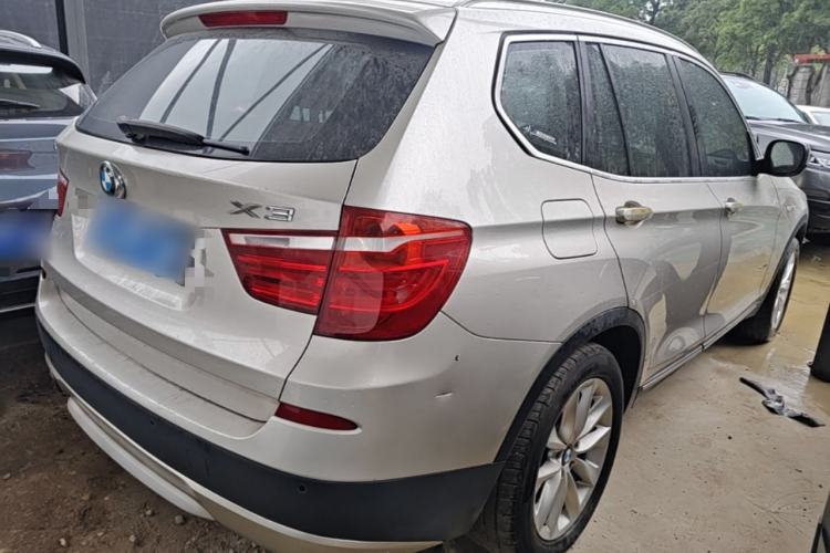 Used BMW X3 2013 Facelifted xDrive20i Luxury Edition Rear Right 45 Deg