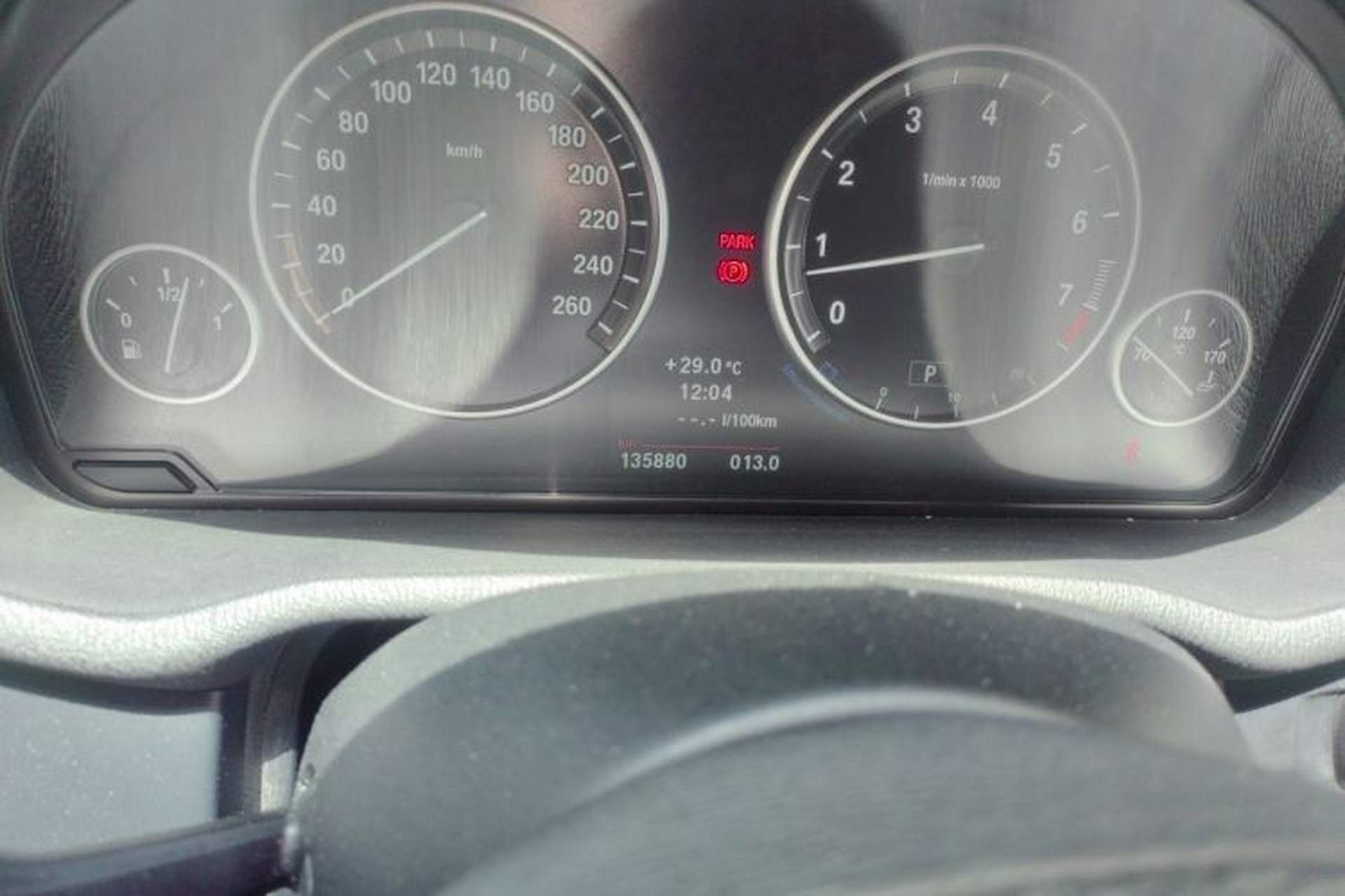 Used BMW X3 2013 xDrive20i Luxury Edition Odometer Close Up