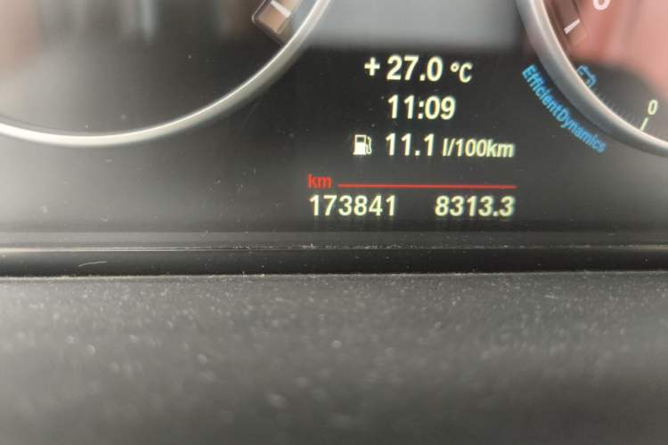 Used BMW X3 2013 Revised xDrive28i Luxury Edition Odometer Close Up