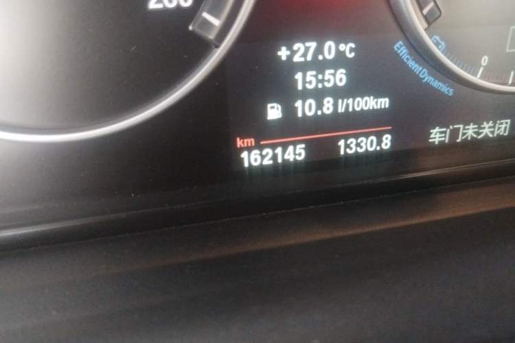 Used BMW X3  Odometer Close Up