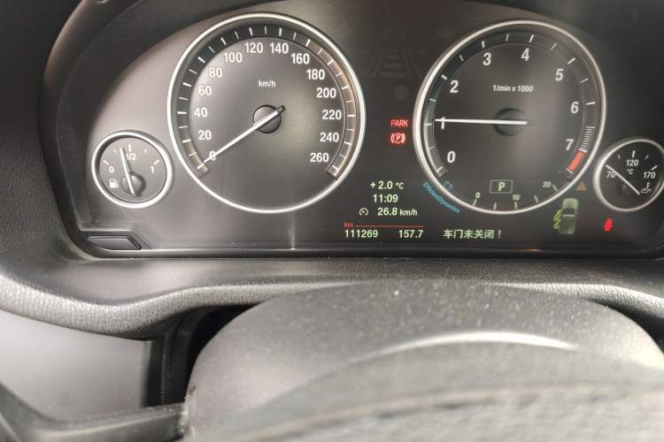 Used BMW X3 2013 Facelifted xDrive20i Luxury Edition Odometer Close Up