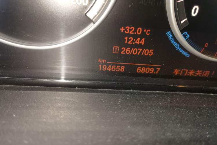 Used BMW X3  Odometer Close Up