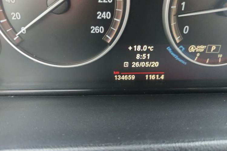 Used BMW X3 2013 xDrive28i Leading Model Odometer Close Up
