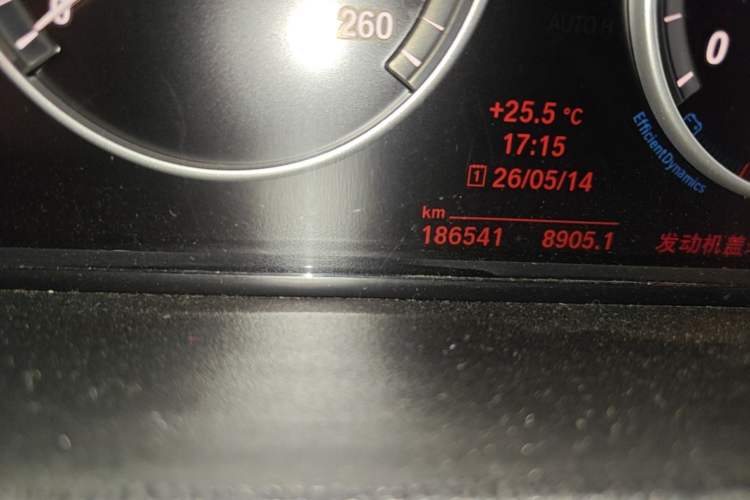Used BMW X3 2013 Facelifted xDrive20i Luxury Edition Odometer Close Up