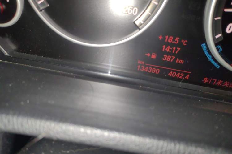 Used BMW X3 2013 Facelifted xDrive20i Luxury Edition Odometer Close Up