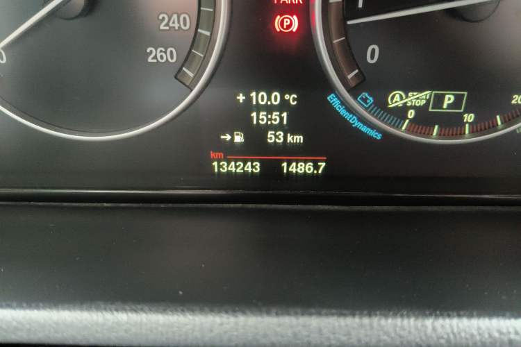 Used BMW X3 2013 xDrive20i Luxury Edition Odometer Close Up