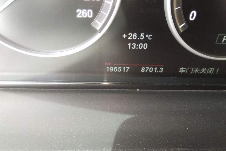 Used BMW X3 2013 xDrive28i Luxury Model Odometer Close Up