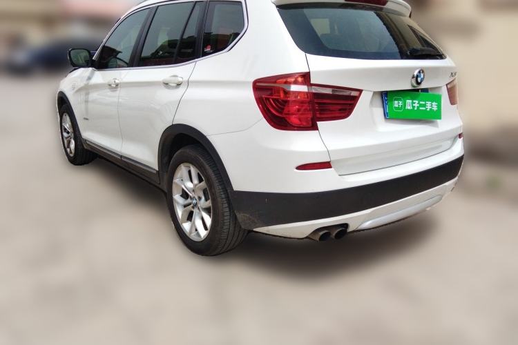 Used BMW X3 2013 xDrive28i Luxury Model Rear Left 45 Deg