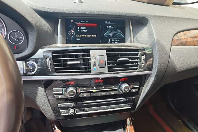 Used BMW X3 2014 xDrive20i X Design Package Audio And AC Panel