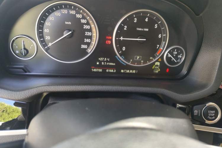Used BMW X3 2014 xDrive28i X Design Package Odometer Close Up