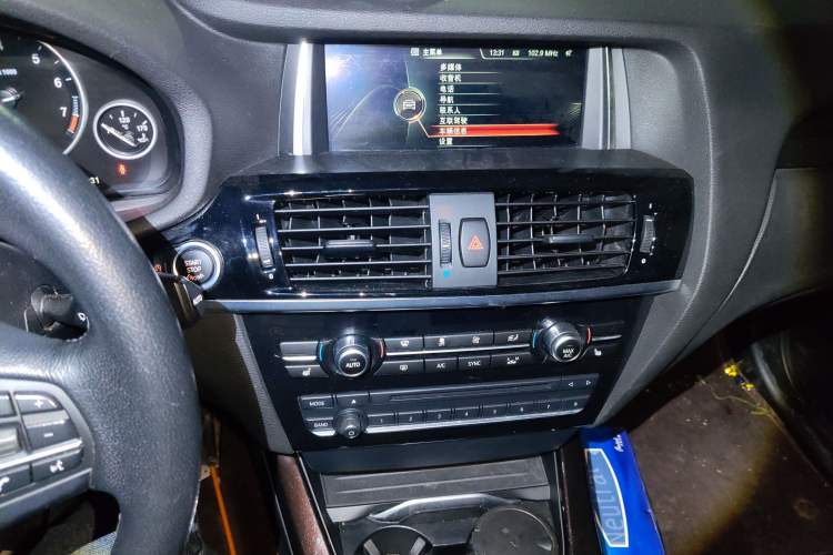 Used BMW X3 2014 xDrive20i X Design Package Audio And AC Panel