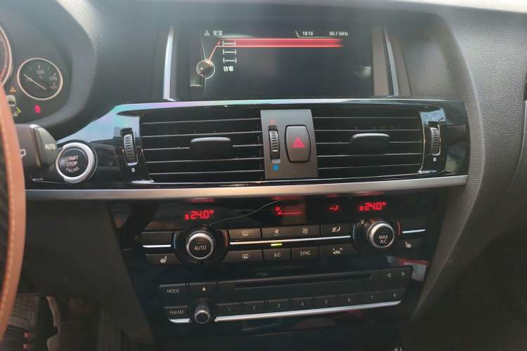 Used BMW X3 2014 xDrive20i X Design Package Audio And AC Panel