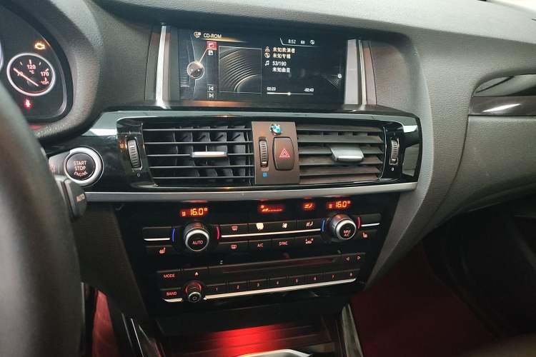 Used BMW X3 2014 xDrive20i X Design Package Audio And AC Panel