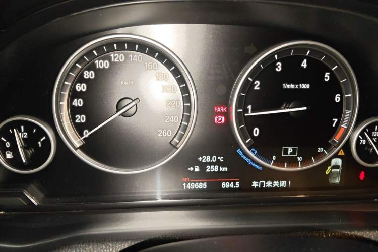 Used BMW X3 2014 xDrive20i X Design Package Odometer Close Up