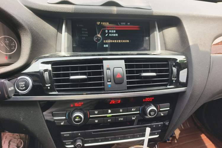 Used BMW X3 2014 xDrive20i X Design Package Audio And AC Panel