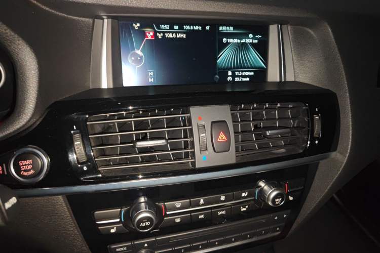Used BMW X3 2014 xDrive20i X Design Package Audio And AC Panel