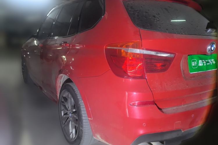 Used BMW X3 2014 xDrive35i M Sport model Rear Left 45 Deg