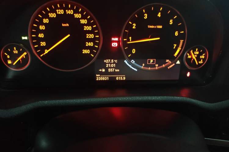 Used BMW X3 2014 xDrive28i X Design Package Odometer Close Up