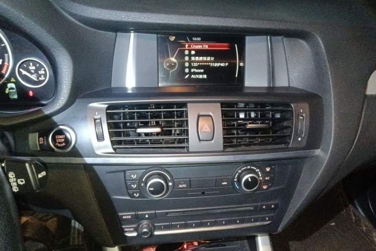 Used BMW X3 2014 xDrive20i Leading Model Audio And AC Panel