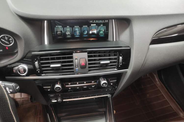 Used BMW X3 2014 xDrive20i X Design Package Audio And AC Panel
