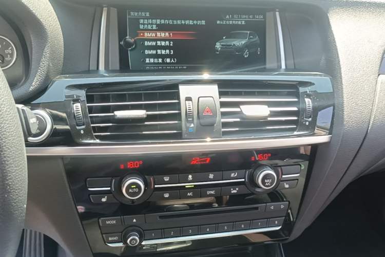Used BMW X3 2014 xDrive20i X Design Package Audio And AC Panel