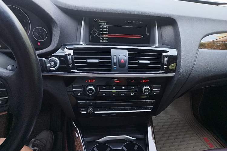 Used BMW X3 2014 xDrive20i X Design Package Audio And AC Panel